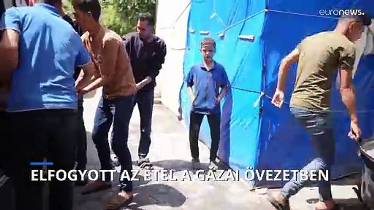 Egyre elviselhetetlenebb az élelmiszerhiány a háborús Gázában