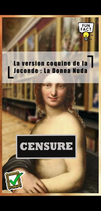 La version coquine de la Joconde : La Donna Nuda | Leonard de Vinci | Salai