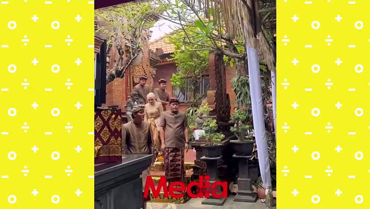 Rizky Febian & Mahalini Raharja Mulakan Majlis Nikah Dengan Adat Bali