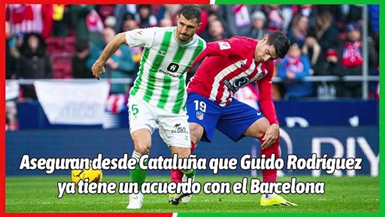 Acuerdo cerrado con Guido Rodríguez