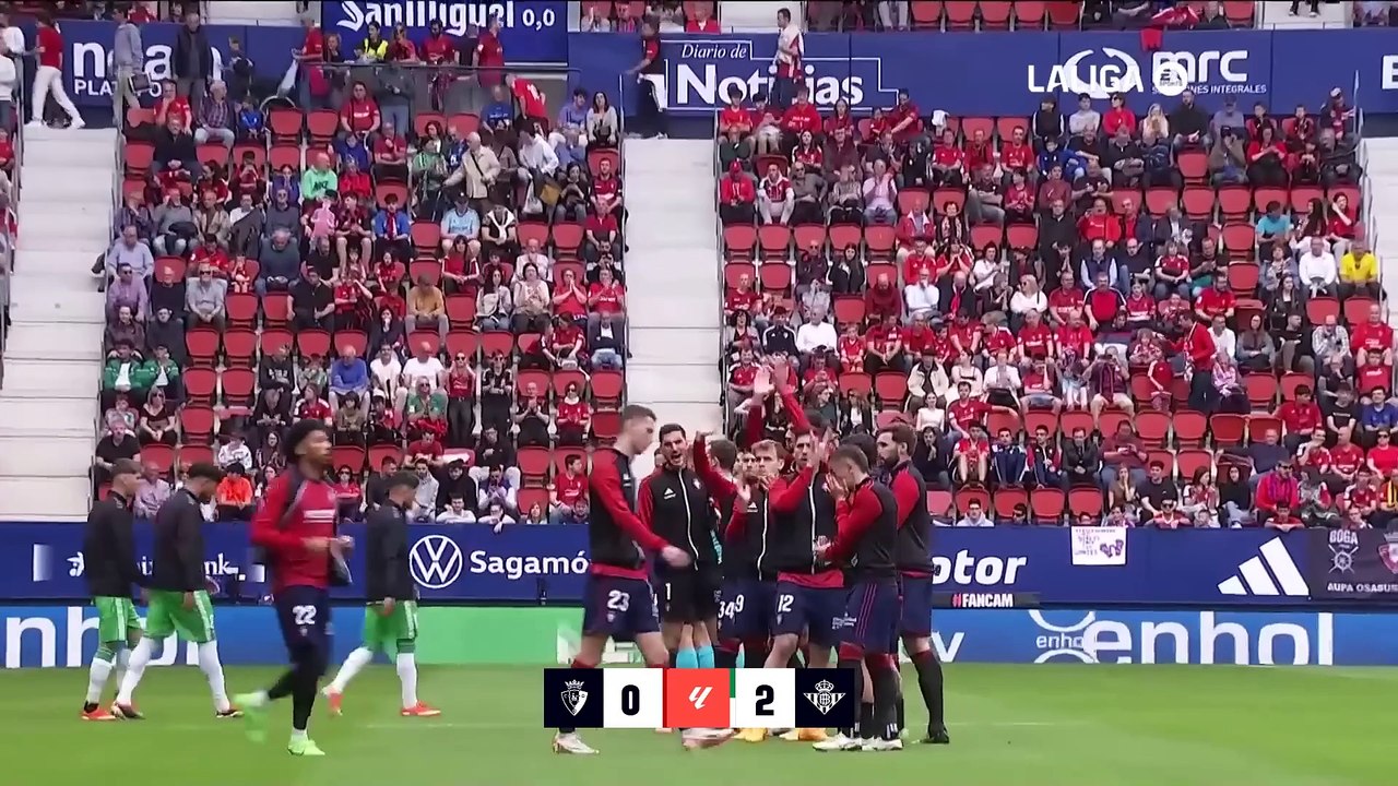 CA Osasuna vs Real Betis (0-2) | LaLiga 2023/24 | Fecha 34