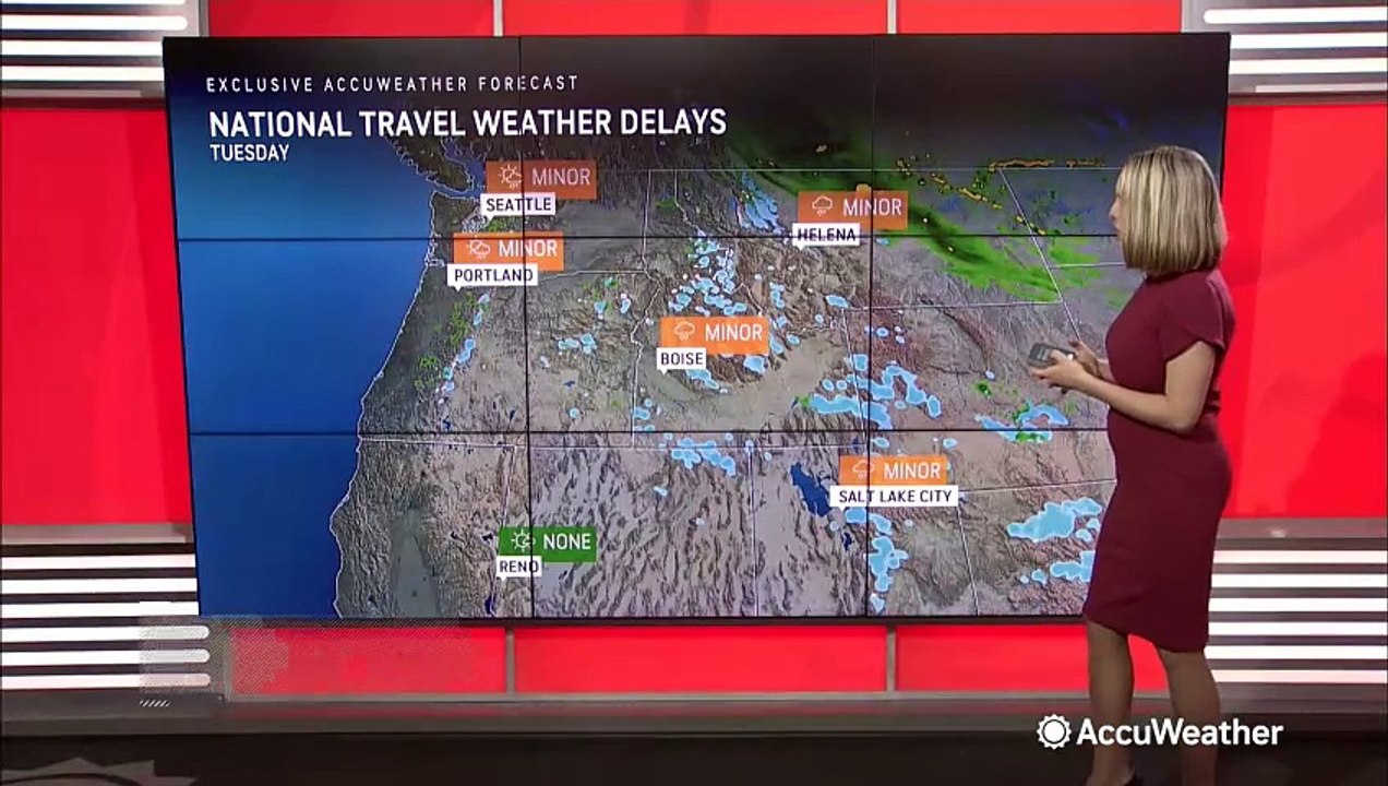 Thunderstorms to affect Tuesday travel plans