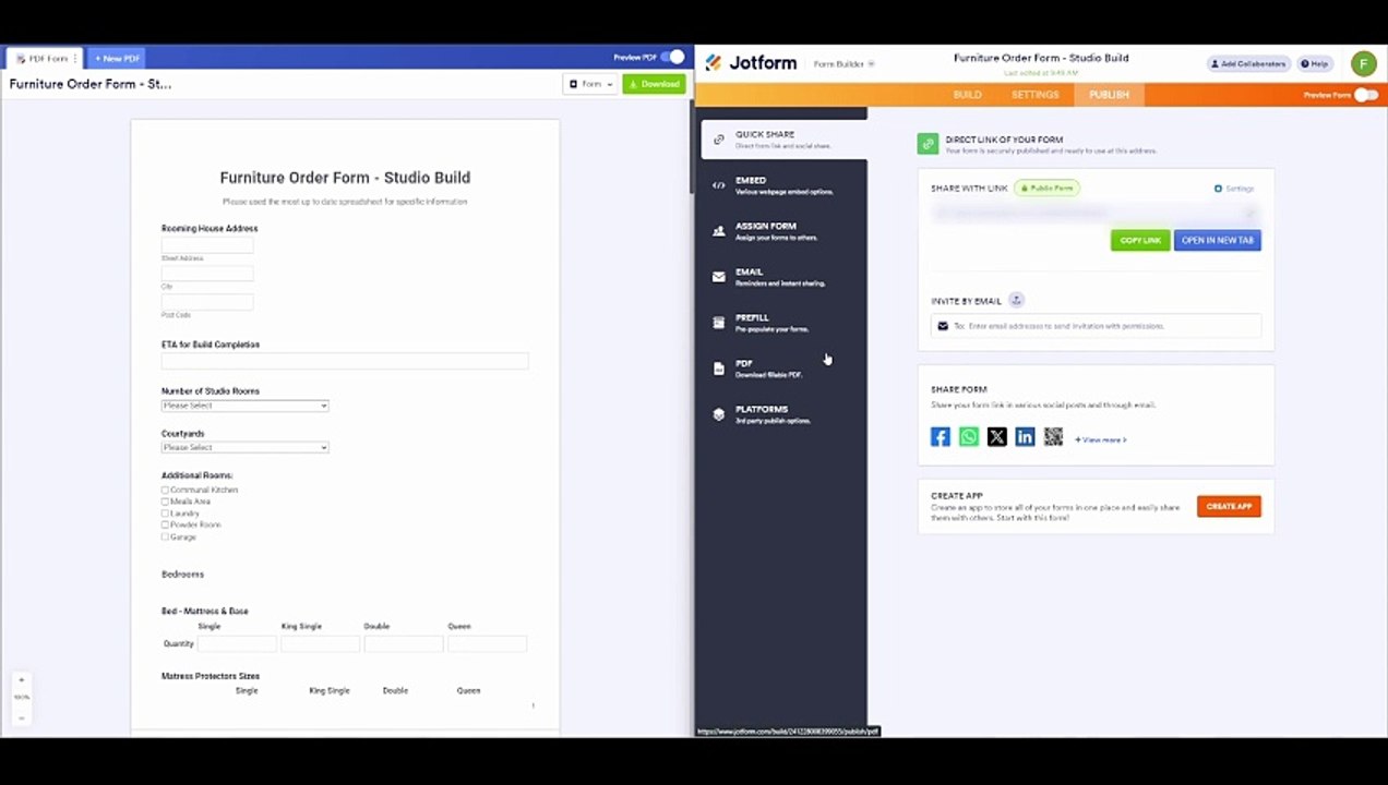 JotForm Fix the Missing Heading in Section Collapse on PDF