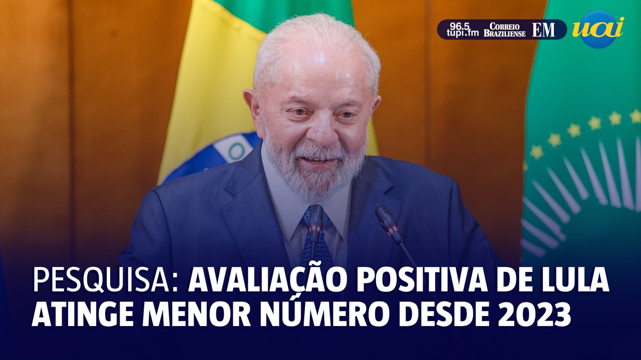 Avaliação positiva de Lula chega a menor nível desde começo de 2023