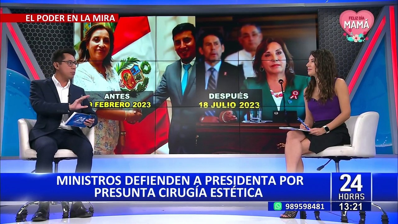 Dina Boluarte: Morgan Quero niega que presidenta se haya ausentado por cirugías estéticas