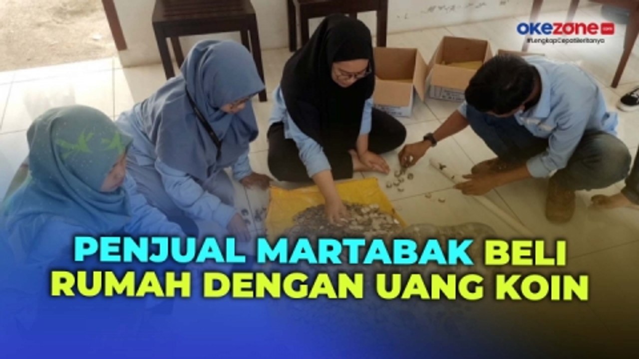 Nabung 3 Tahun, Penjual Martabak Beli Rumah dengan Uang Koin di Banyuwangi