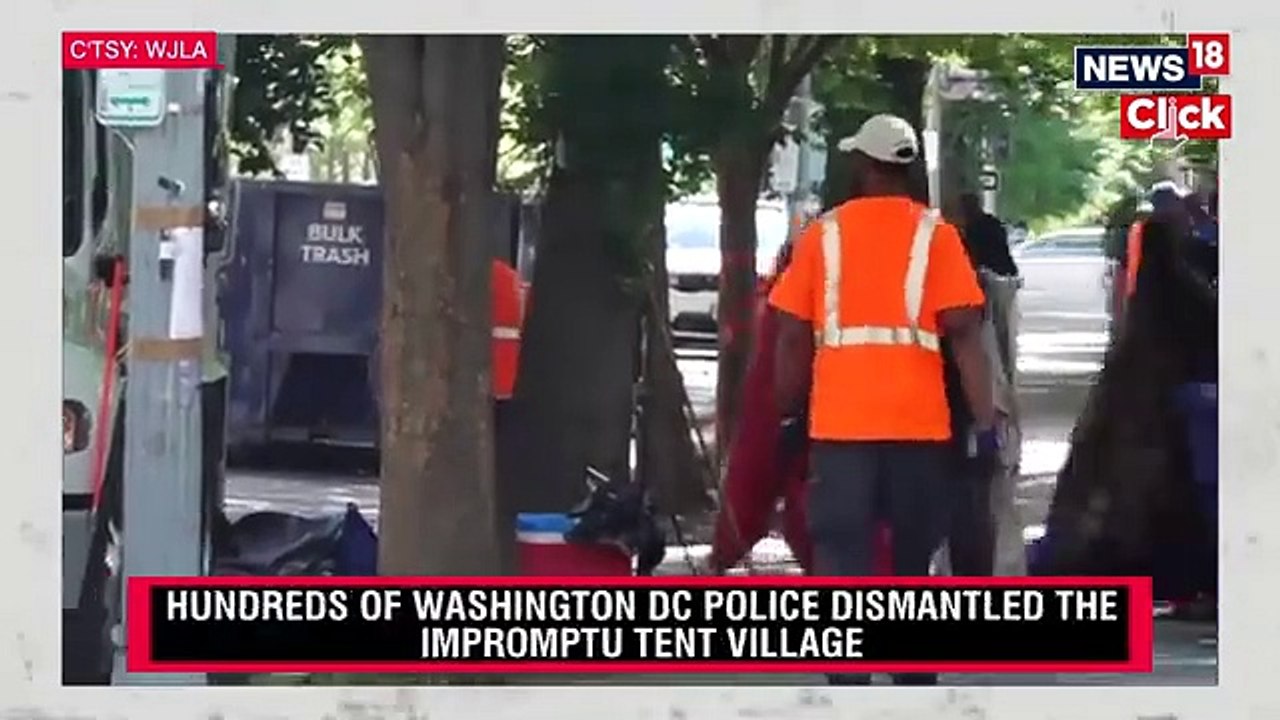 Dozens Reportedly Arrested As Police Clear George Washington