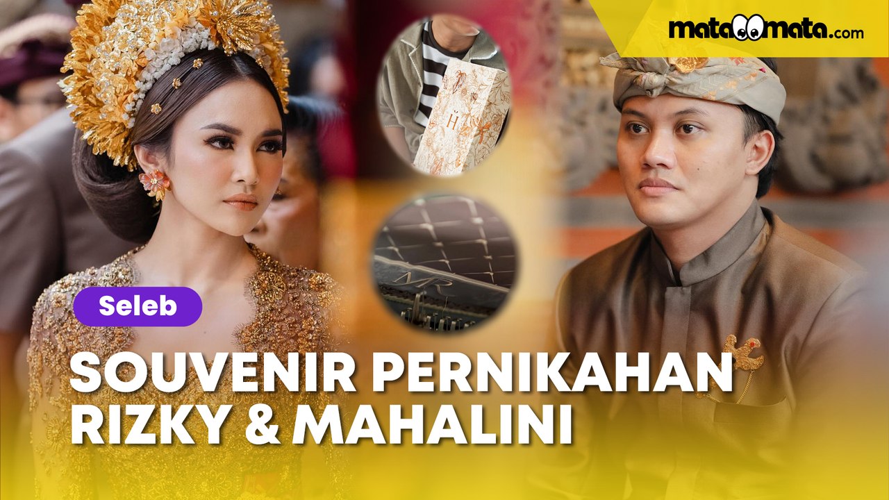 Mewahnya Souvenir Pernikahan Rizky Febian dan Mahalini, Ada 3 Jenis Tanda Mata Berjumlah Ribuan