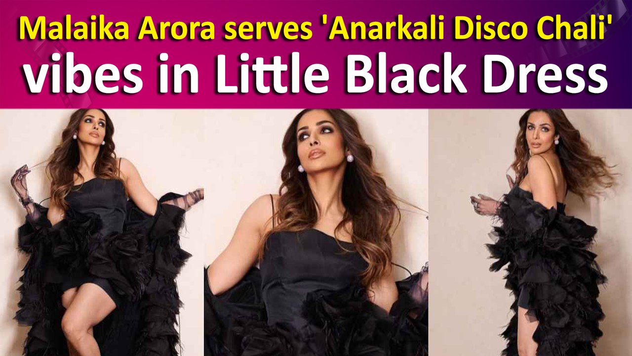 Malaika Arora serves 'Anarkali Disco Chali' vibes in Little Black Dress