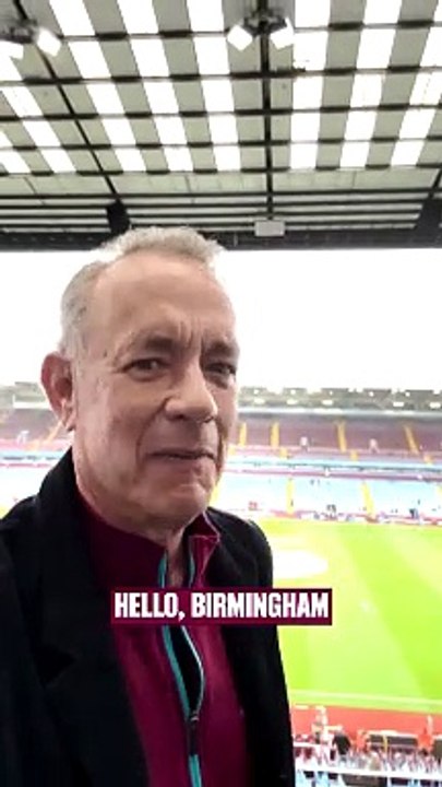 Tom Hanks' message to Aston Villa fans before Liverpool match