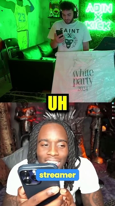 Kai Cenat gagne un pari à $100k contre Adin Ross pour un jeu !