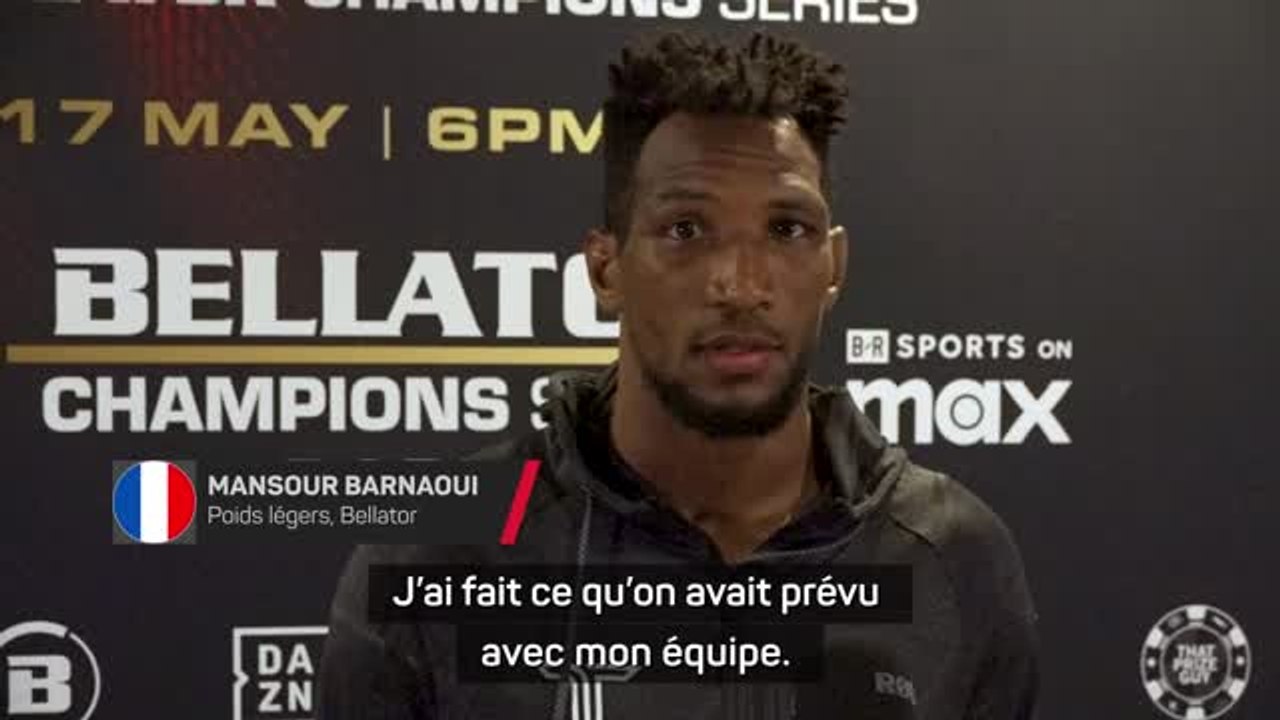 Bellator Paris - Barnaoui : "Ça me soulage !"