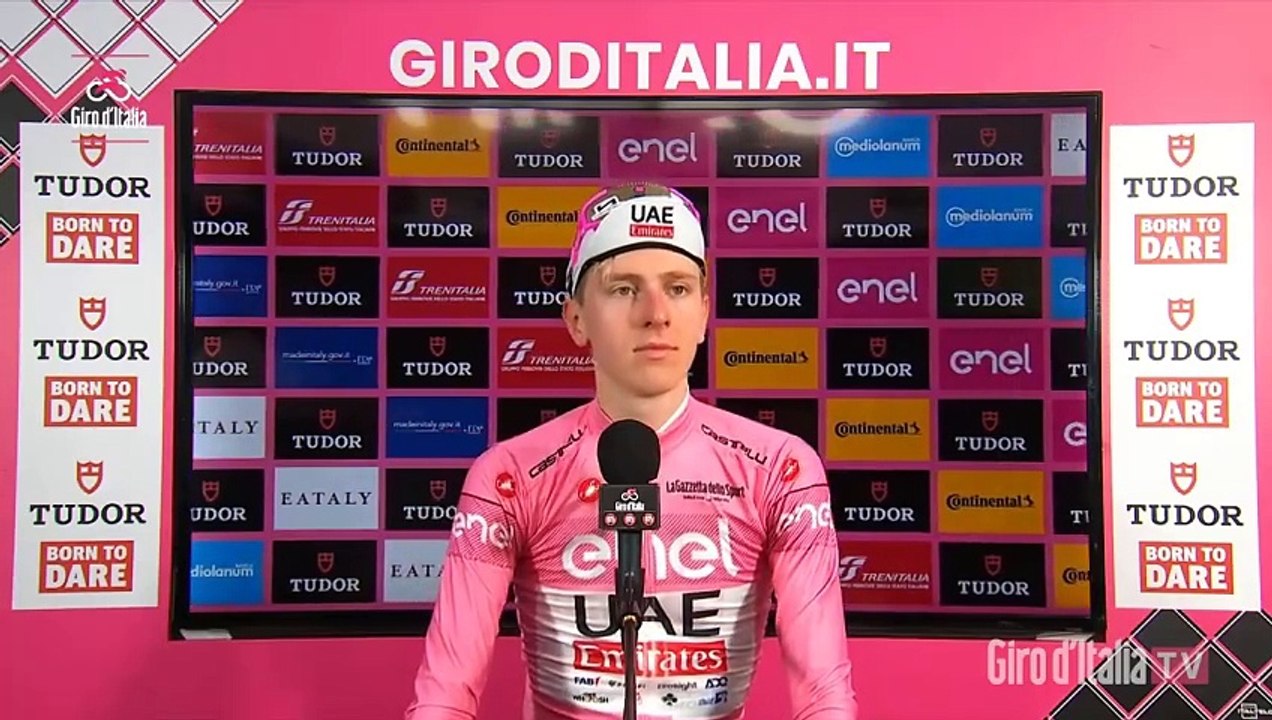 Cycling - Giro d'Italia 2024 - Tadej Pogacar : "I wanted to win, but Ganna was faster"