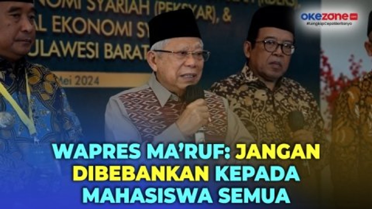Mahalnya UKT di Sejumlah Perguruan Tinggi, Begini Respons Wapres Maruf Amin