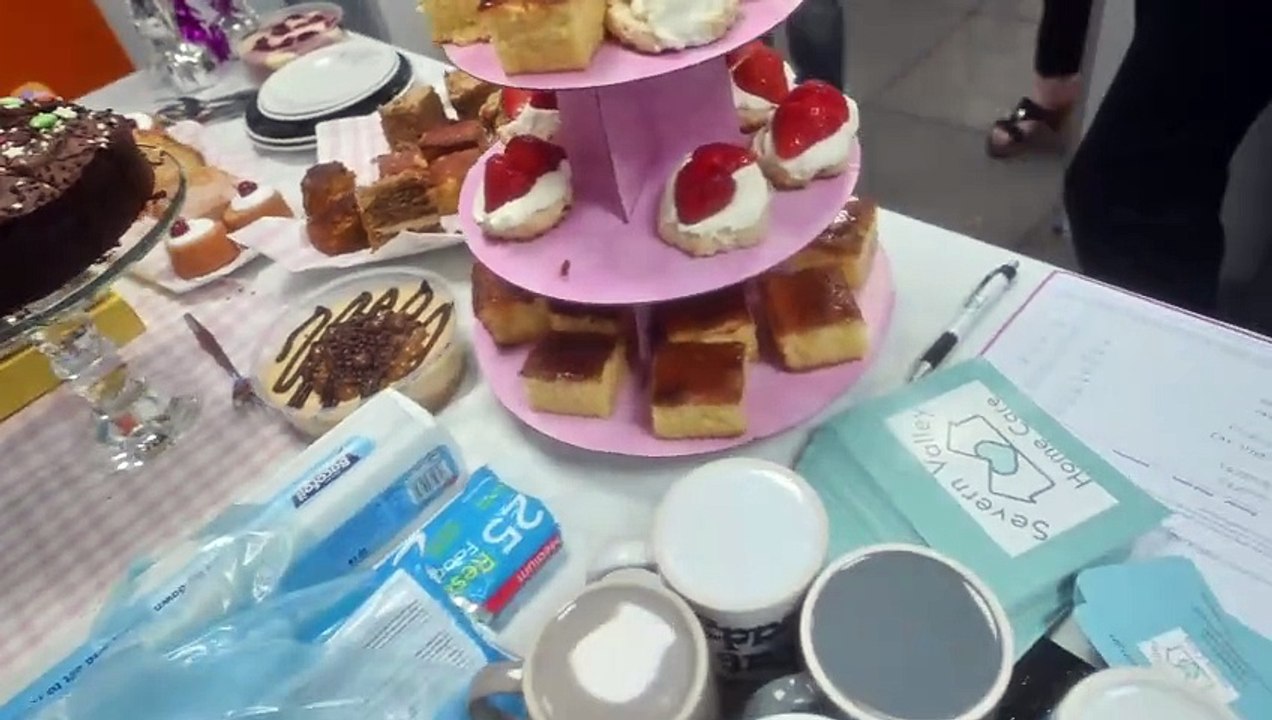 Cakes helping Dementia UK charity in Bridgnorth.