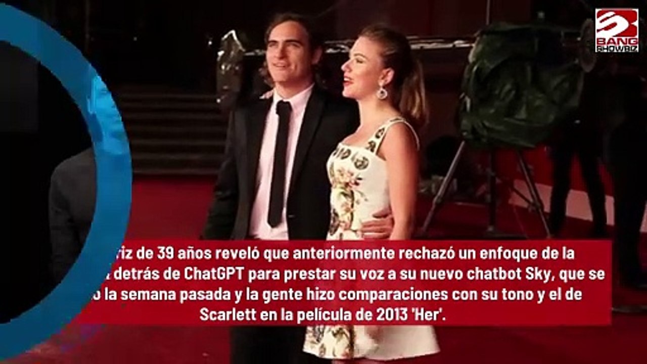 Scarlett Johansson está 'enojada' por el chatbot OpenAI con una voz 'inquietantemente similar' a la suya