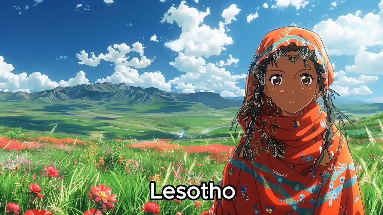 Asking AI to create a country as a female anime character