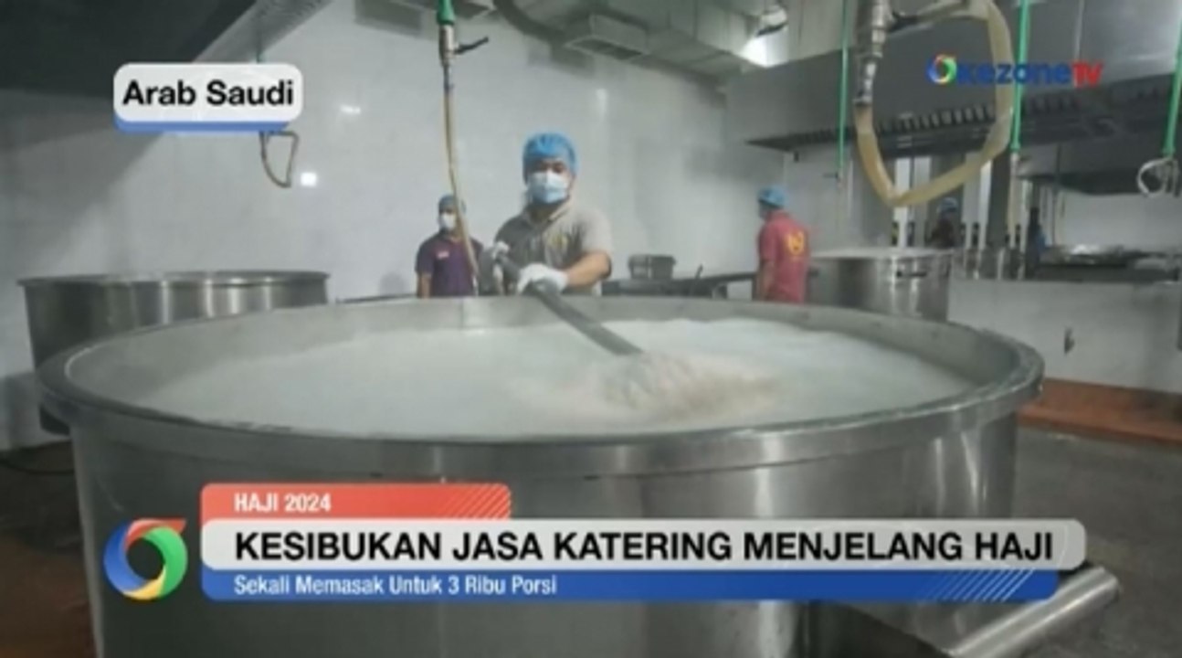Menengok Kesibukan Dapur Katering Jemaah Haji Indonesia di Madinah