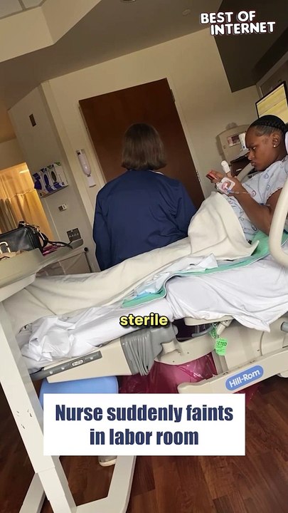 Delivery Room Drama! Nurse Faint During Labor | Everything Caught on Camera!