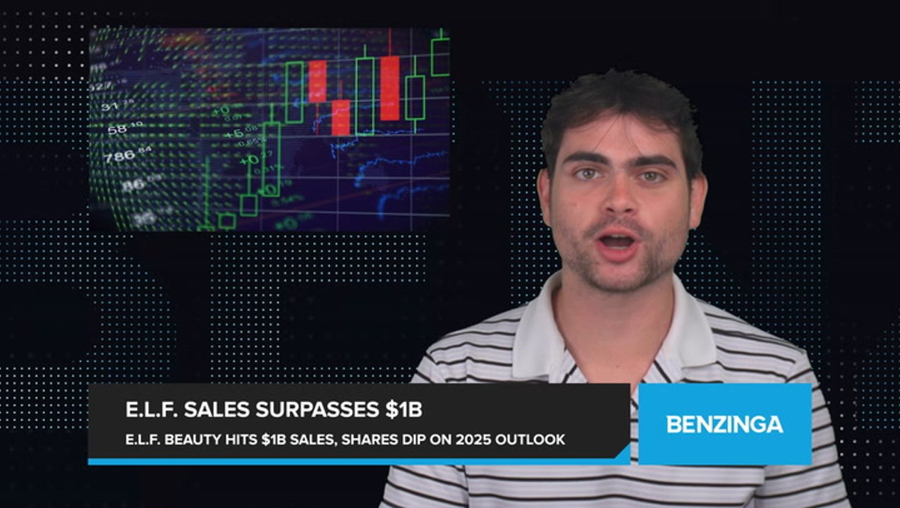 E.l.f. Beauty Surpasses $1 Billion in Sales, But Shares Dip as E.l.f. Beauty's 2025 Outlook Falls Short of Wall Street's Predictions