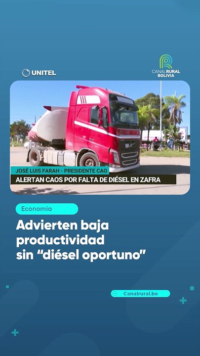 Advierten baja productividad sin “diésel oportuno”