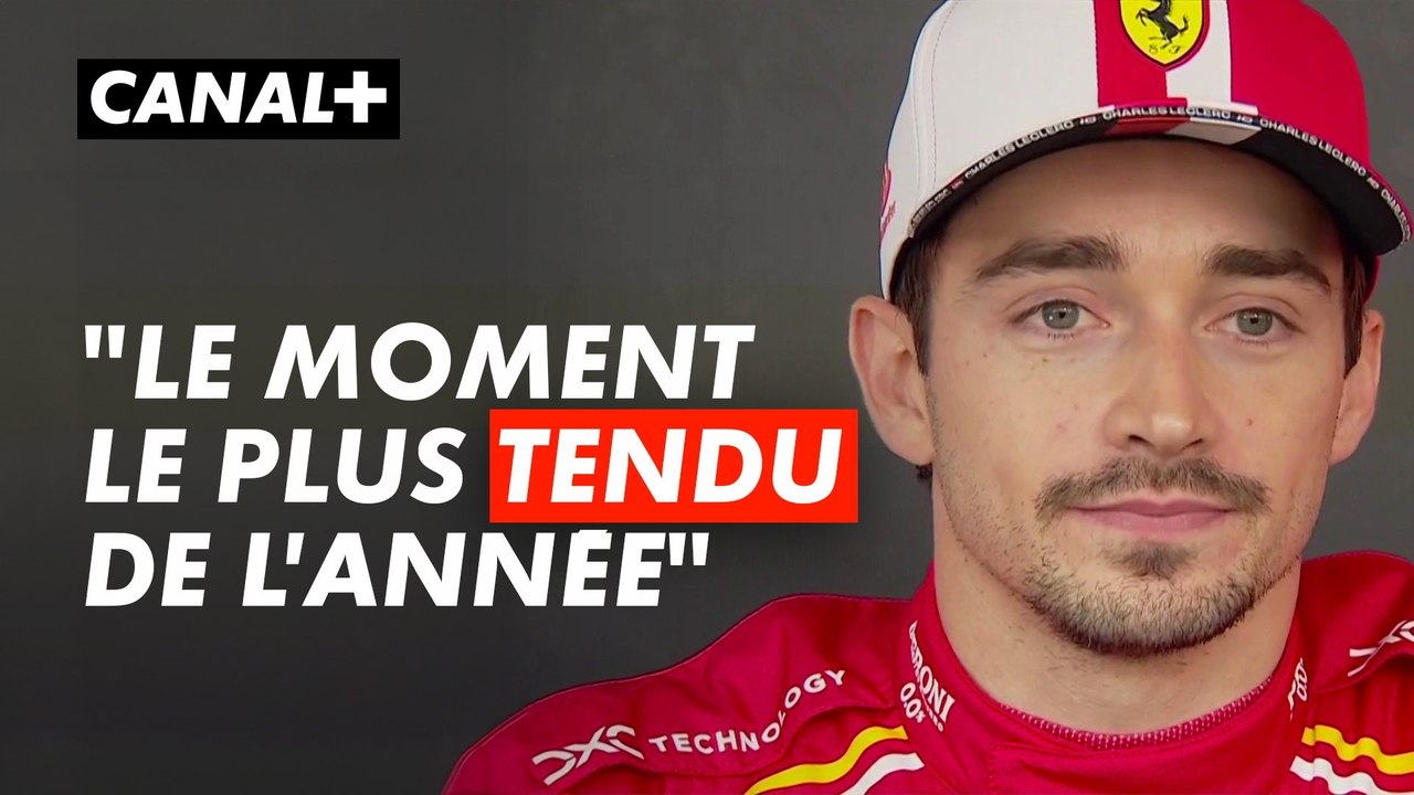 La réaction de Charles Leclerc après sa pole position à Monaco