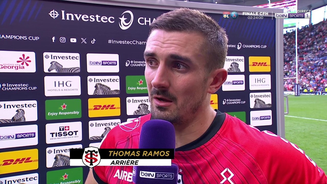 Champions Cup - Thomas Ramos : "Ce titre vient récompenser tout notre travail"