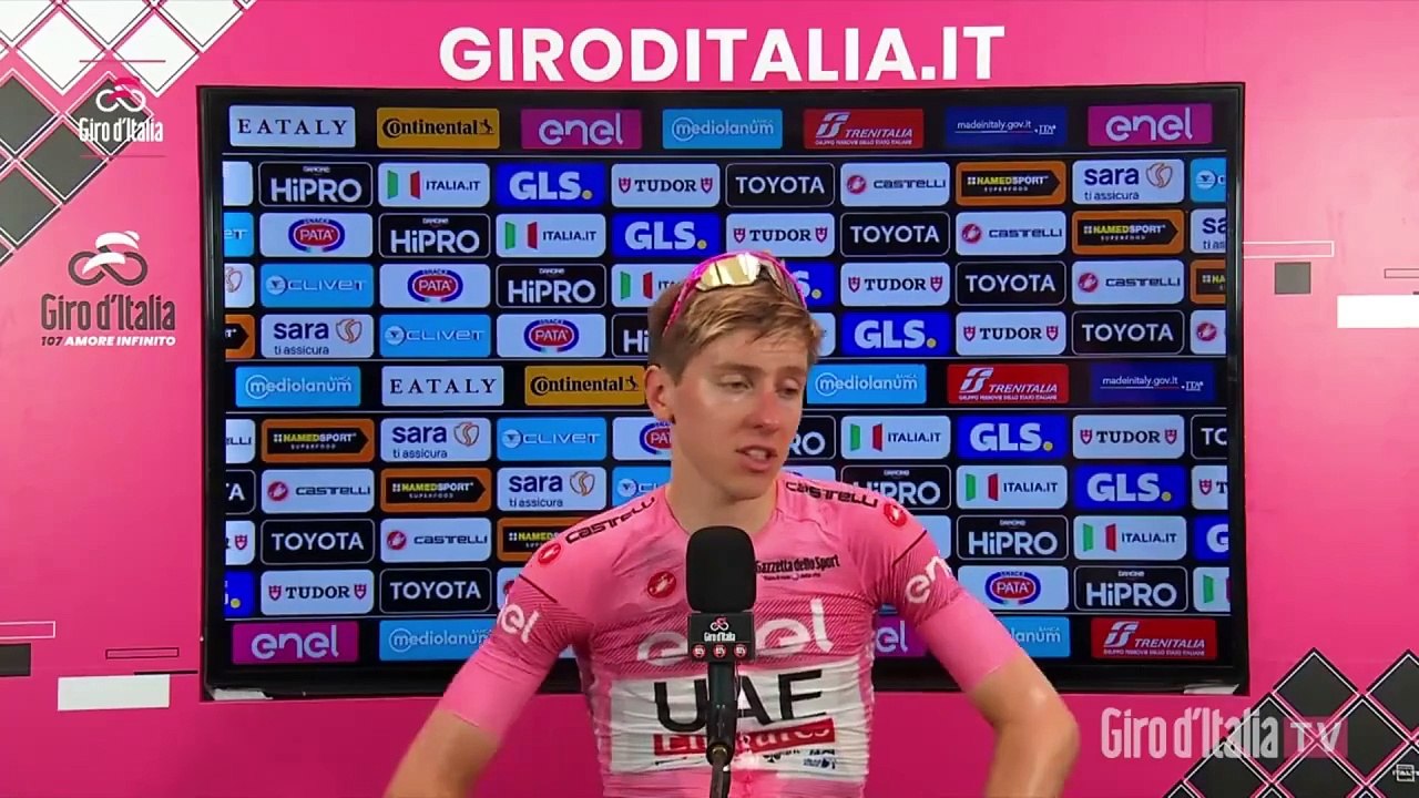 Cycling - Giro d'Italia 2024 - Tadej Pogacar : "I'm speechless. This is amazing"