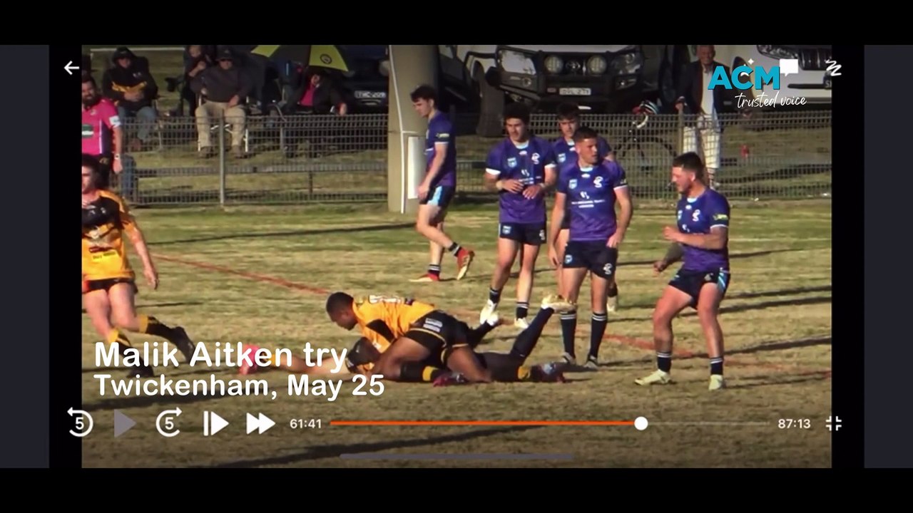 Malik Aitken try