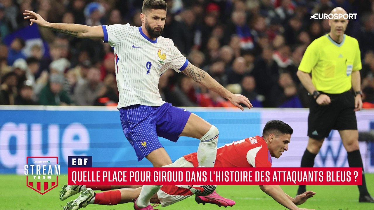 "Derrière Henry, proche de Mbappé" : Où classer Giroud dans le top des attaquants bleus ?
