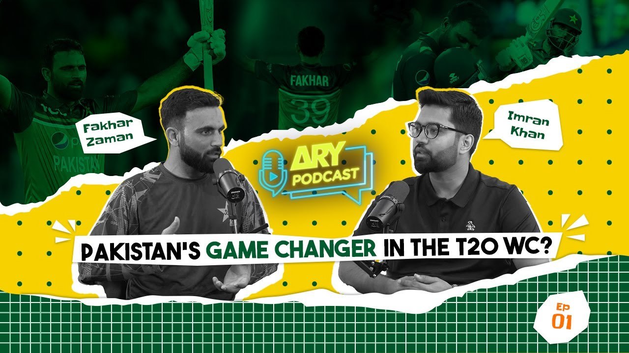 ARY Podcast with Cricketer Fakhar Zaman Hosted by Imran Khan