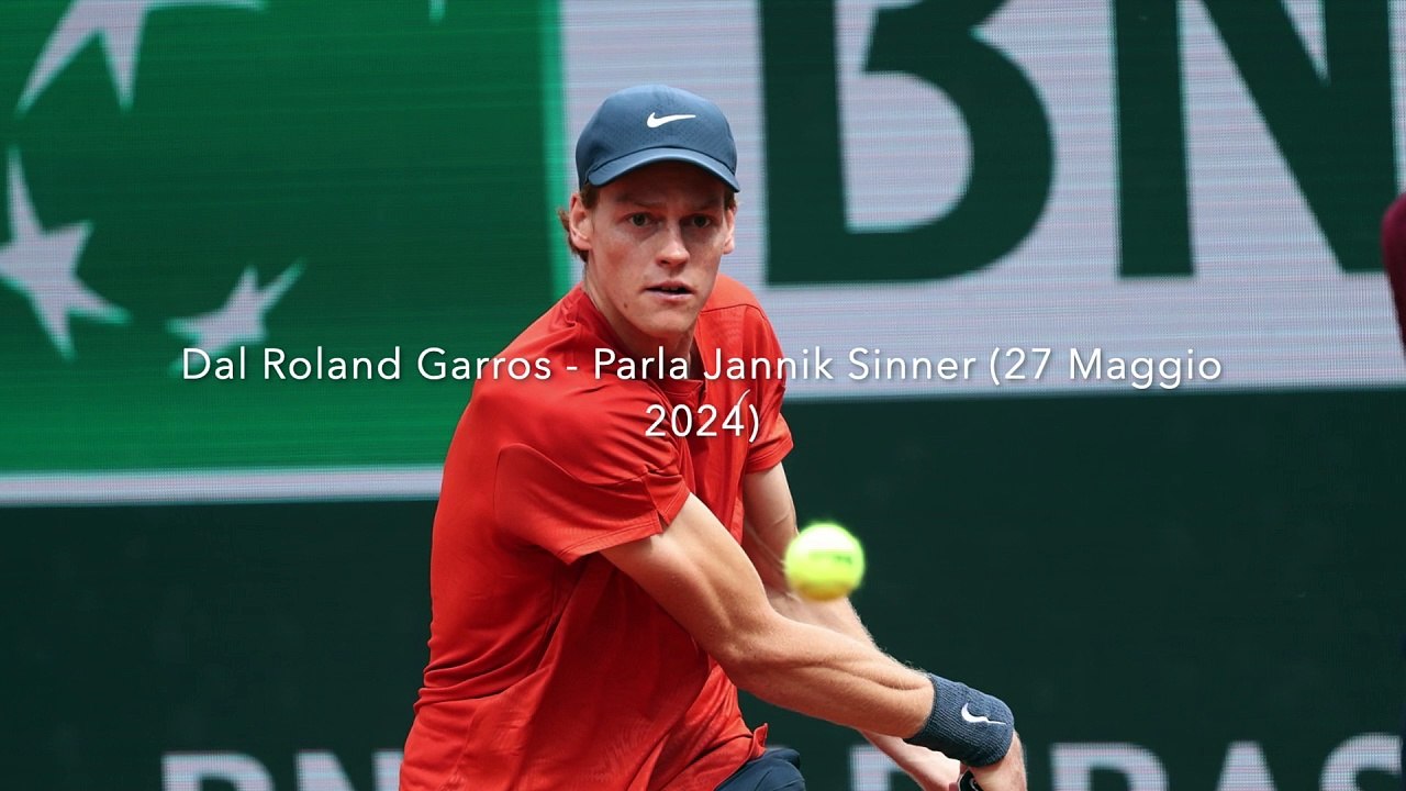 Dal Roland Garros - Parla Jannik Sinner (27 Maggio 2024)