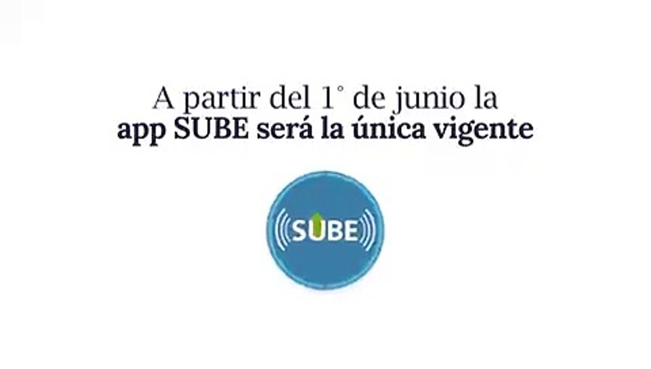 Aplicación SUBE - Secretaría de Transporte
