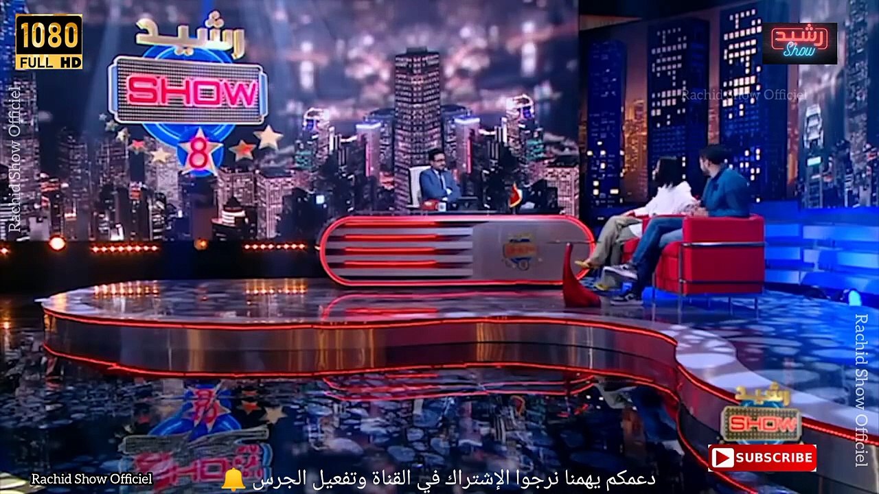 الفنانة الجميلة منال بنشليخة وزوجها ضيفي رشيد شو وقصة تعرفهم وحبهم  Rachid Show Manal Benchlikha HD