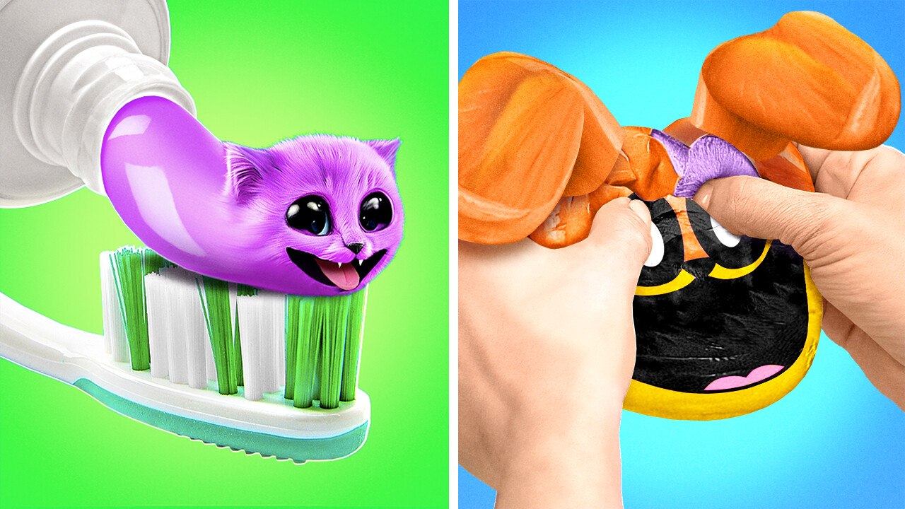 CatMap Is A Toothpaste?! *Best Crafts And Gadgets With Smiling Critters*