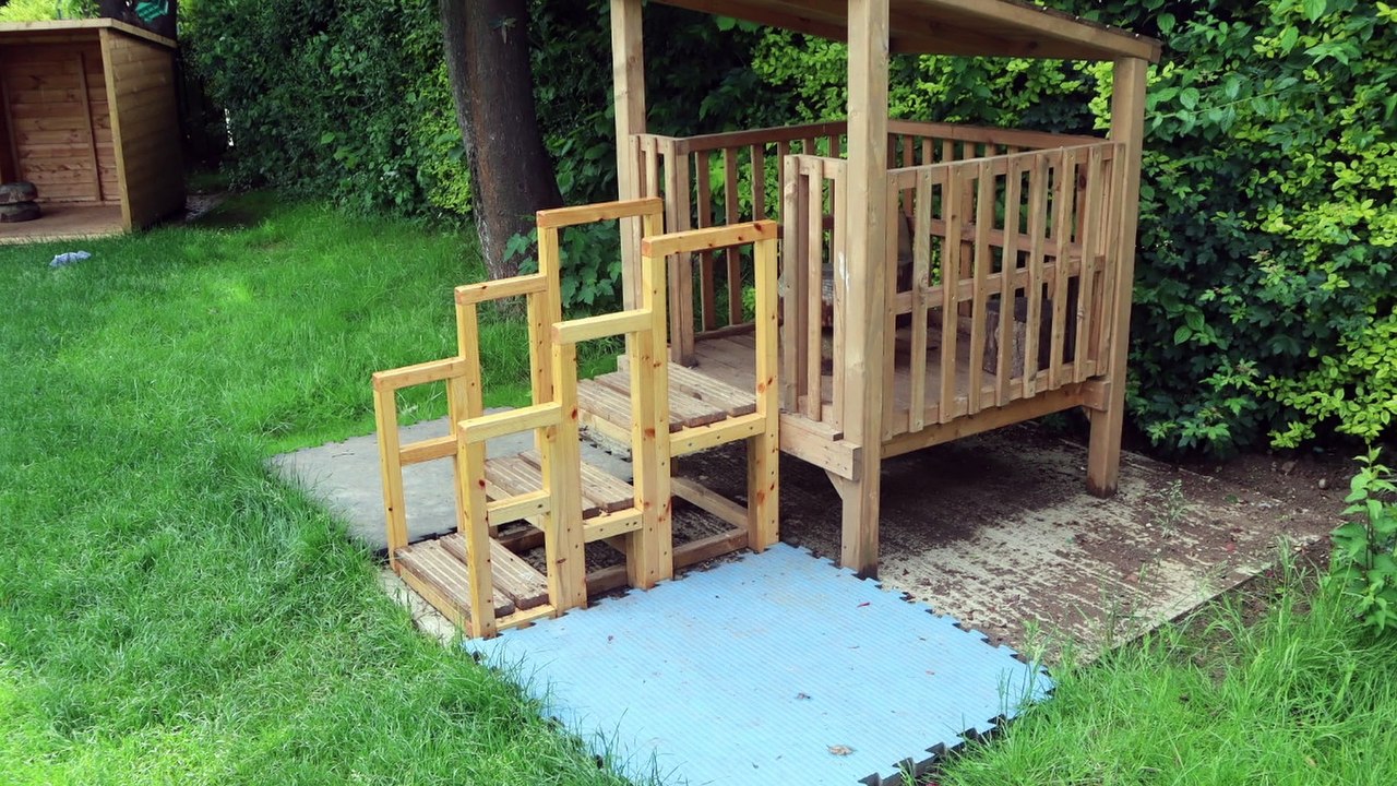 Corby’s Pen Green delighted with garden renovation that was provided freely by a construction firm