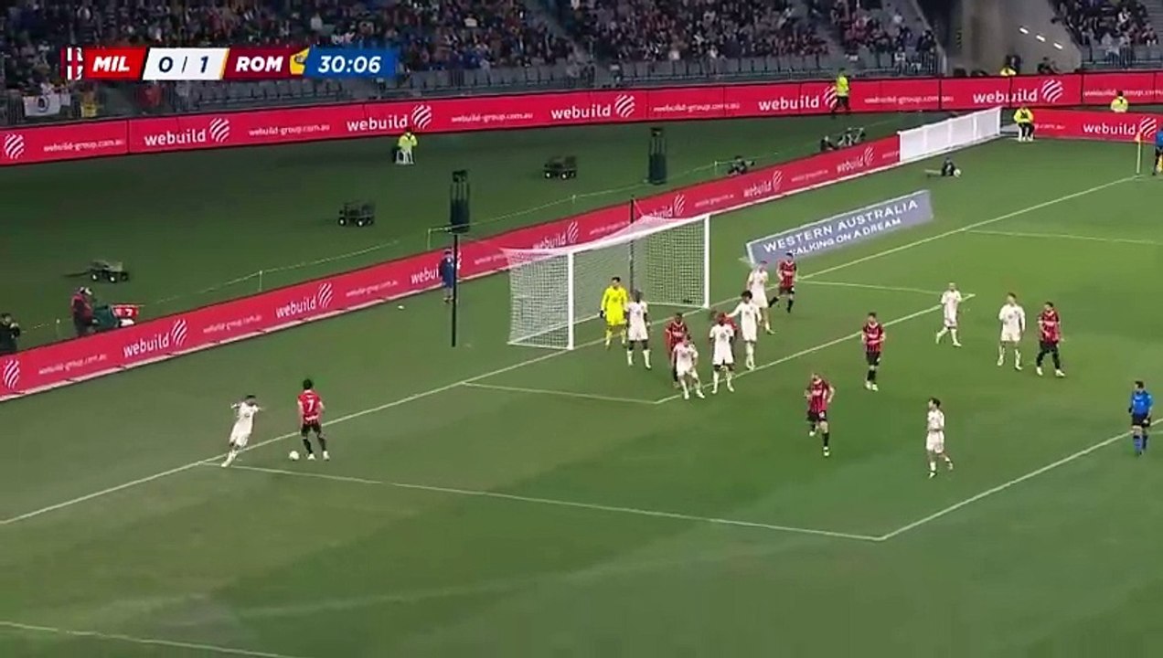 【FULL MATCH】 AS Roma vs. AC Milan | AU Tour Friendlies 2024