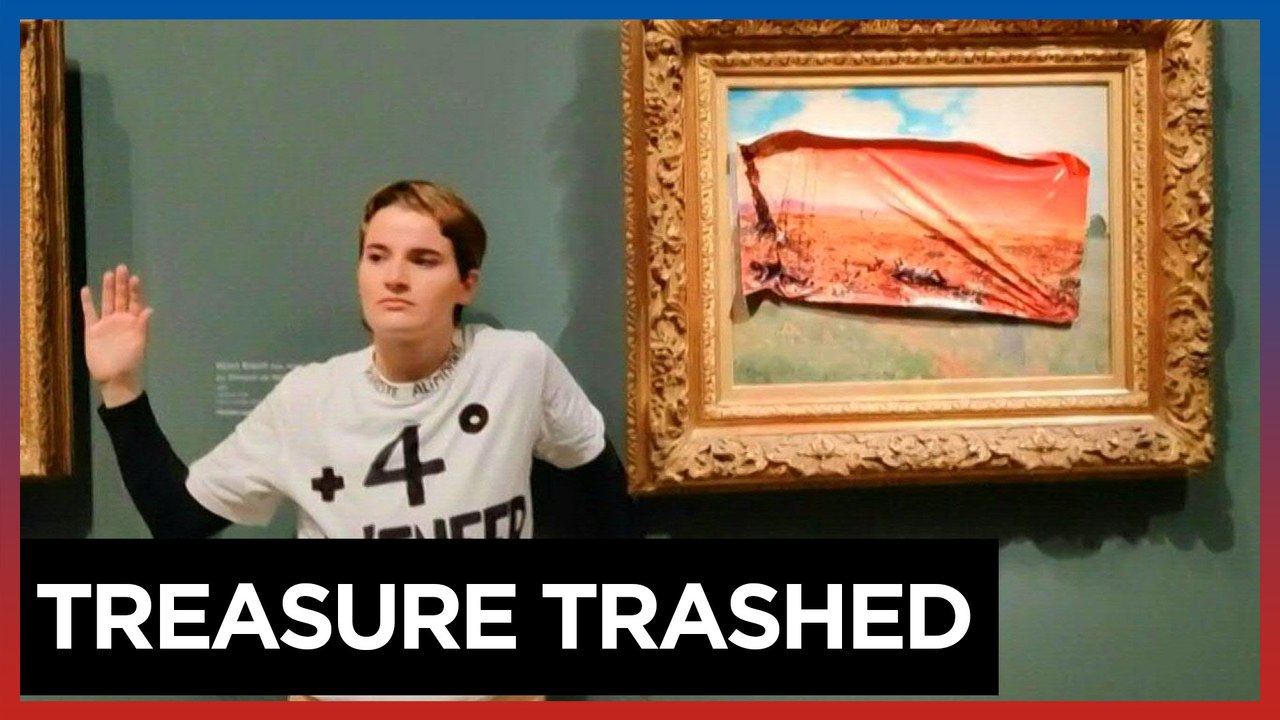 Activists deface Monet painting at museum in Paris