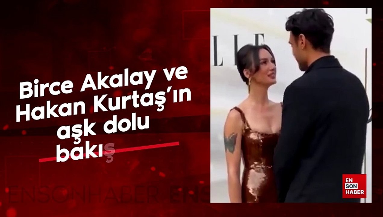 Birce Akalay ve Hakan Kurtaş'ın aşk dolu bakışları