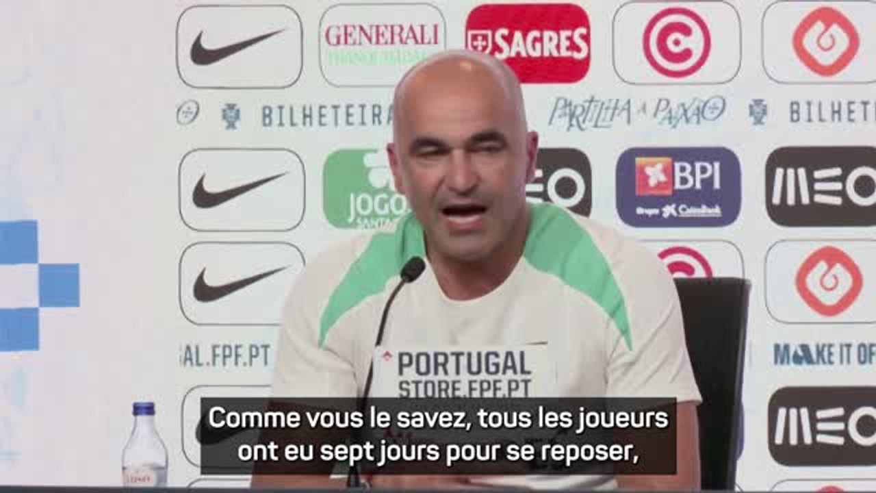 Portugal : Roberto Martinez confirme Ronaldo pour le match contre l’Irlande ⚽