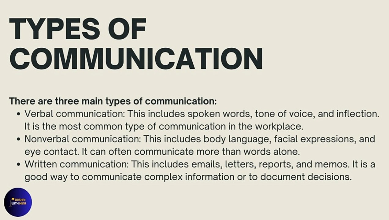 Role of Communication in Management