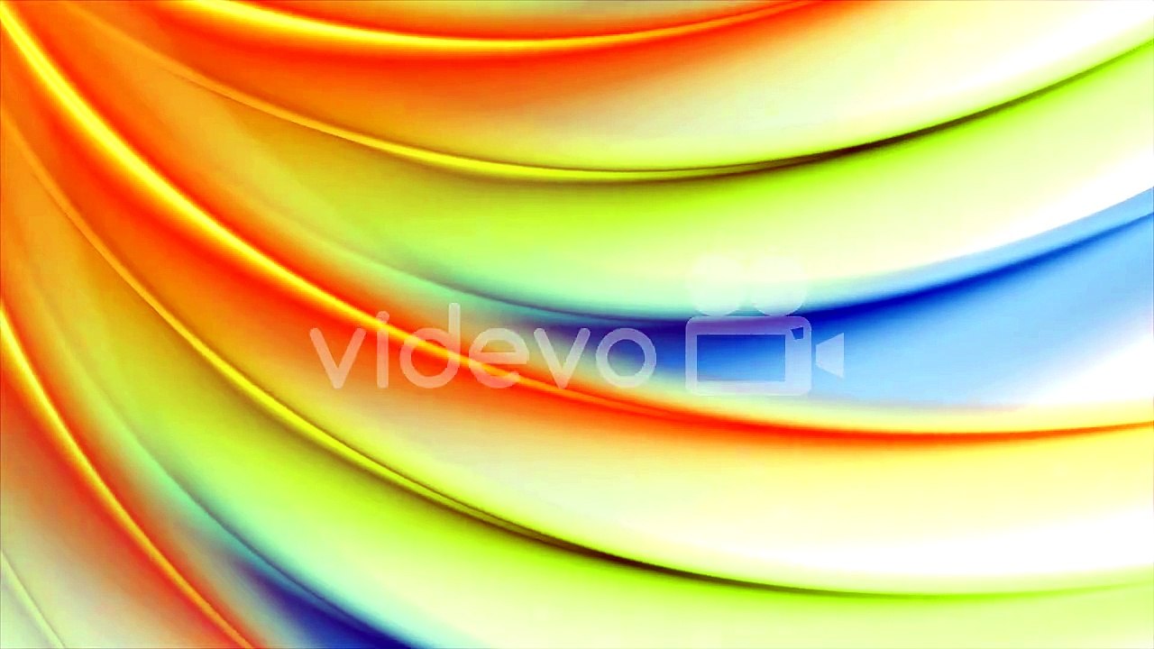 Colorful abstract wavy pattern video animation