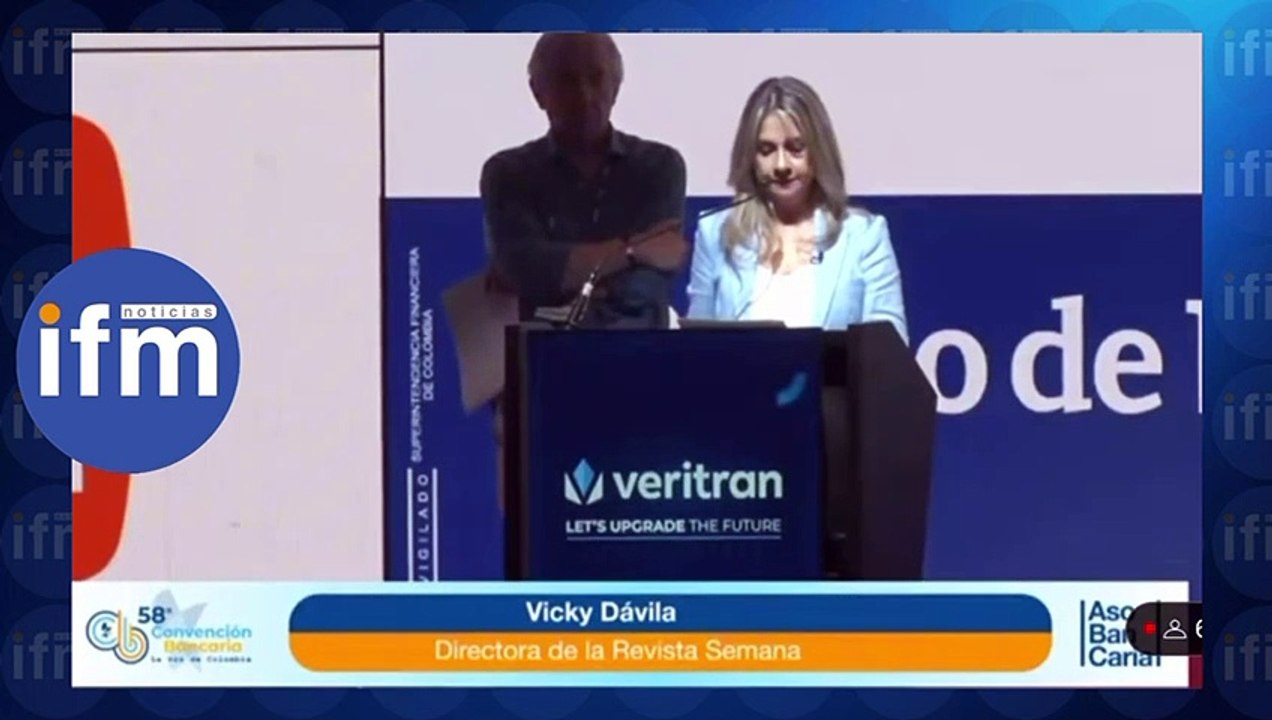 Vicky Dávila en Asobancaria
