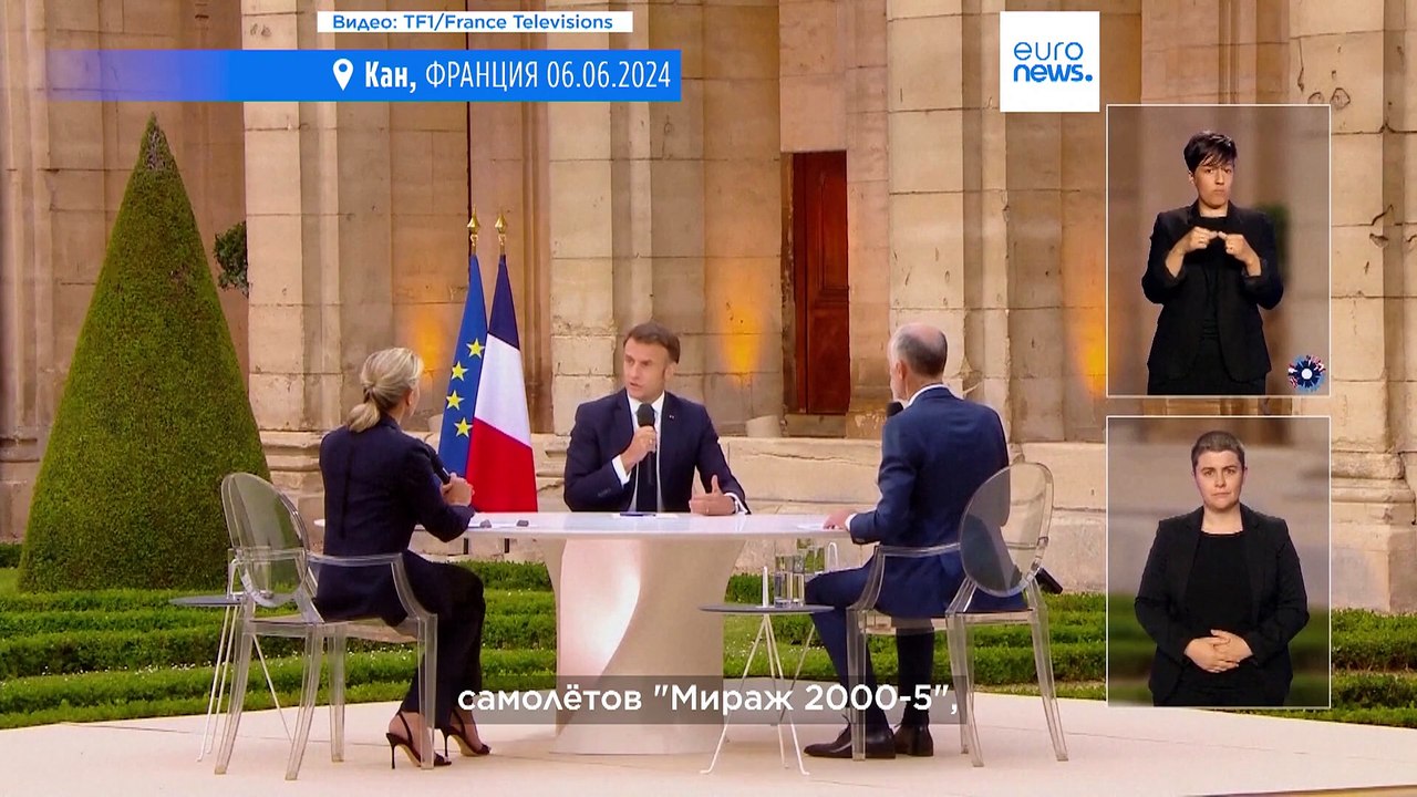 Макрон объявил о намерении передать Украине истребители "Мираж 2000-5"
