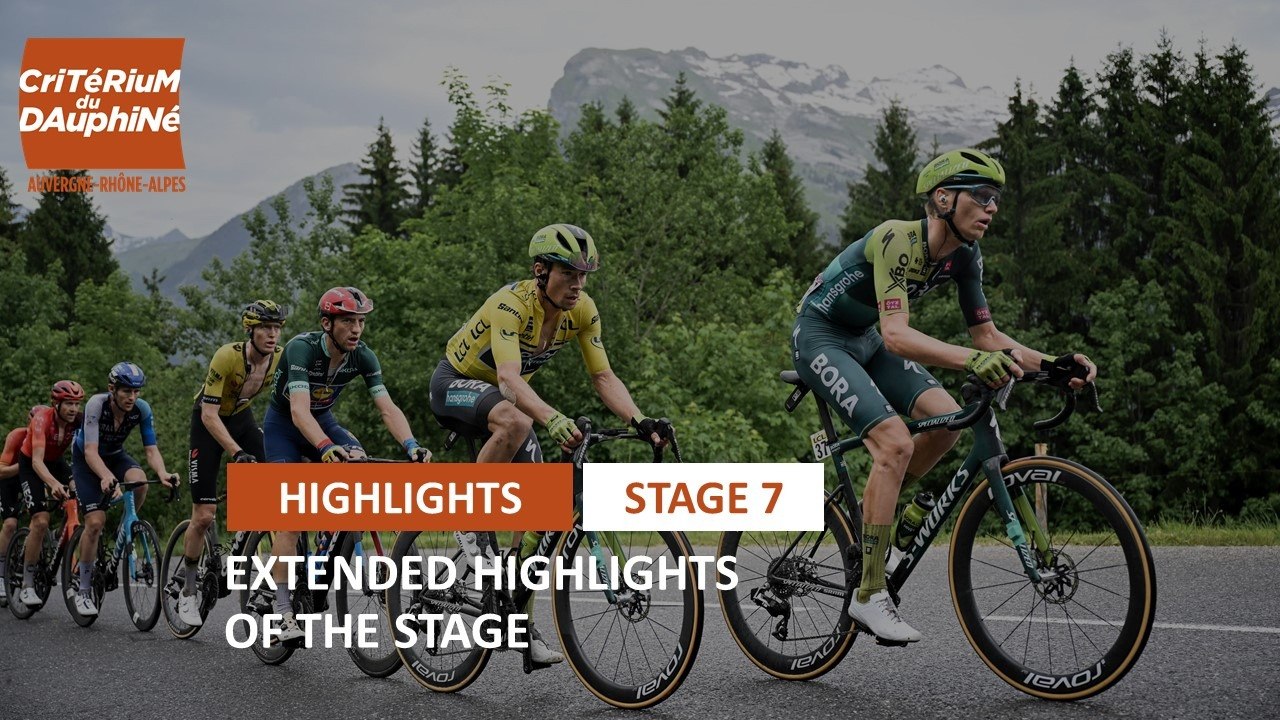 Critérium du Dauphiné 2024 - Highlights of Stage 7