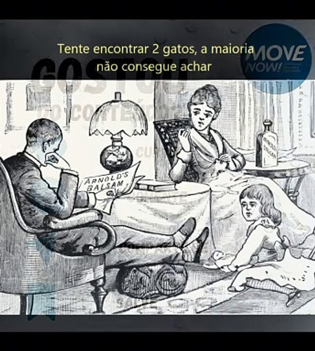 Desafio Visual: Encontre os 2 Gatos Escondidos na Cena dos Anos 70