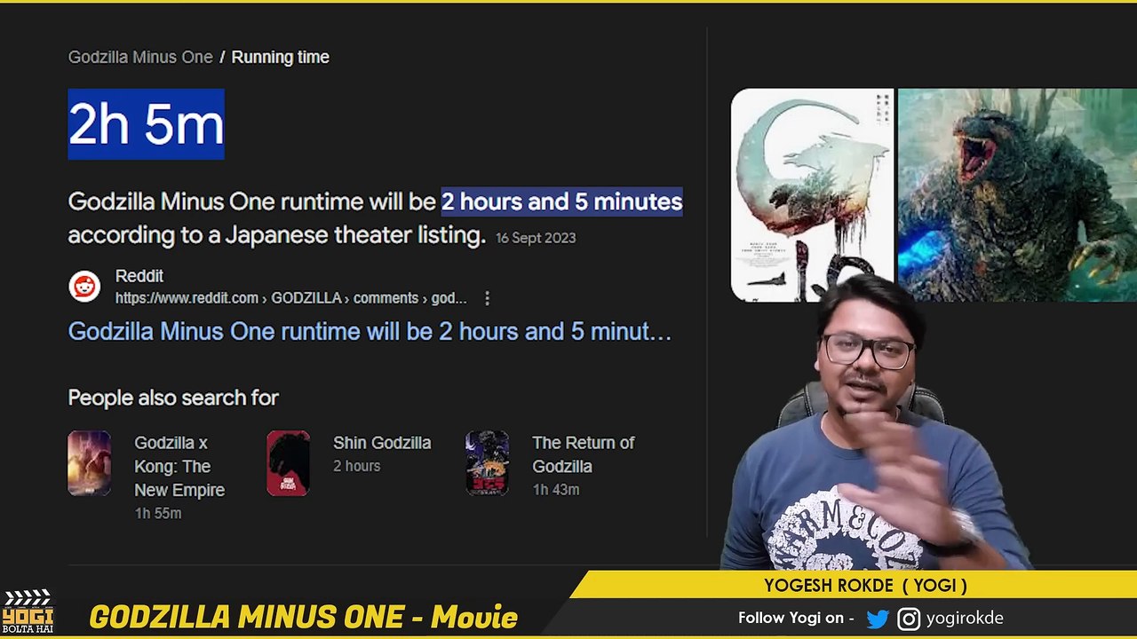 Godzilla Minus One Movie Review | Yogi Bolta Hai