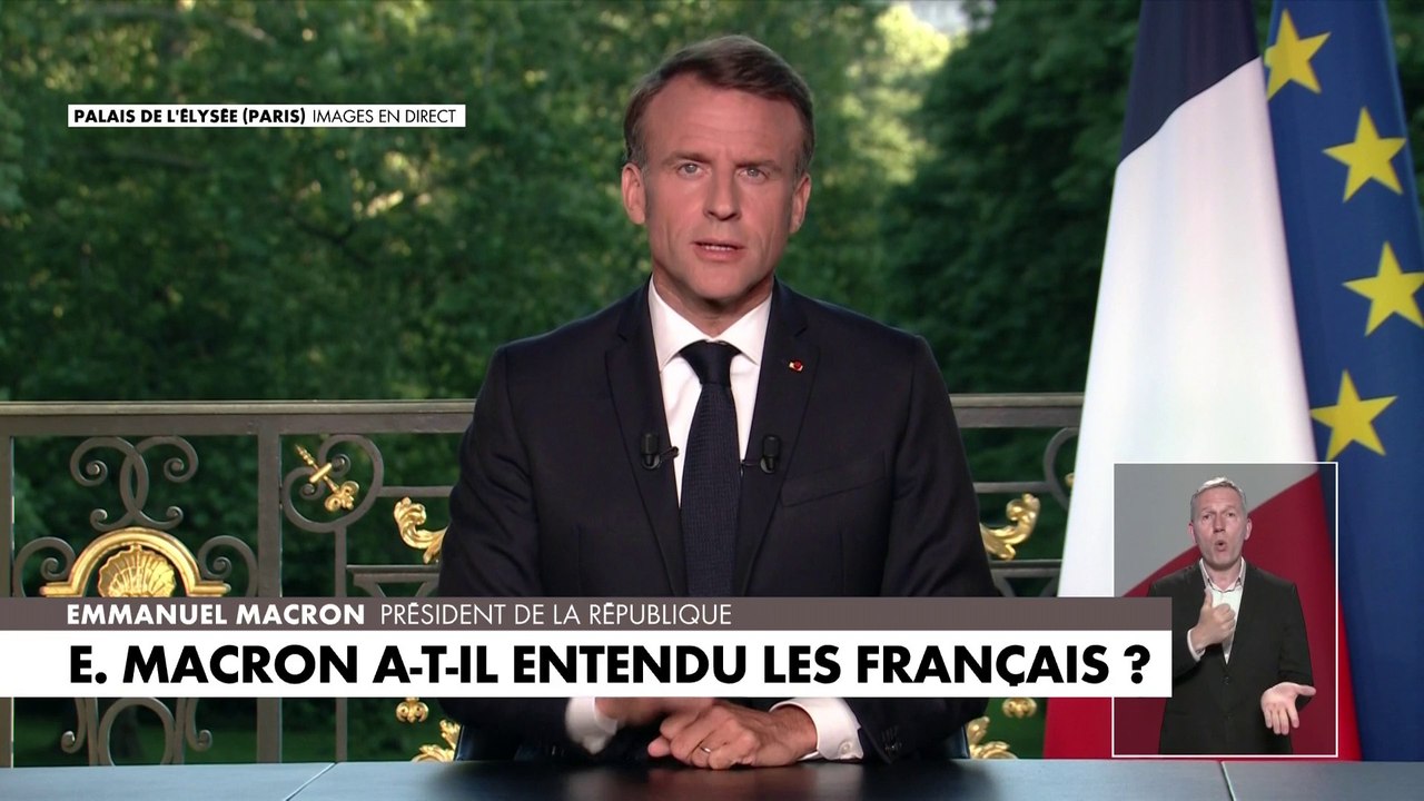 Emmanuel Macron annonce la dissolution de l'Assemblée nationale
