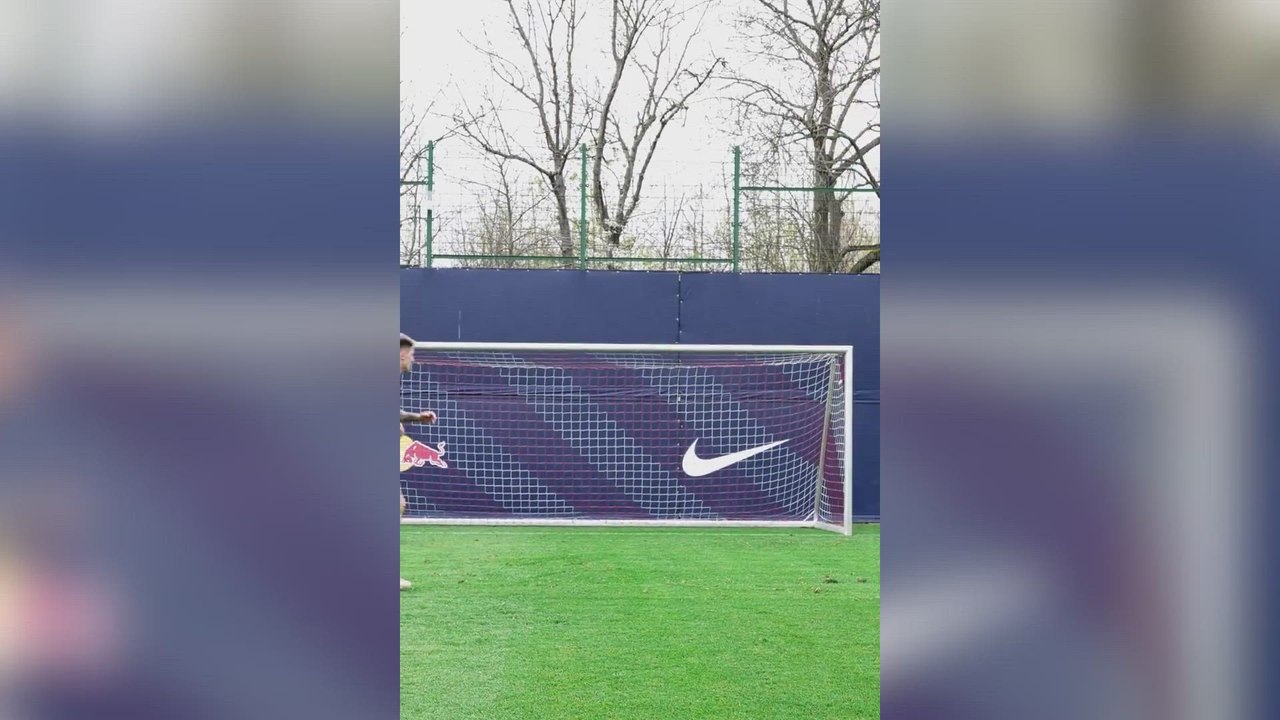 El brutal entrenamiento de Šeško