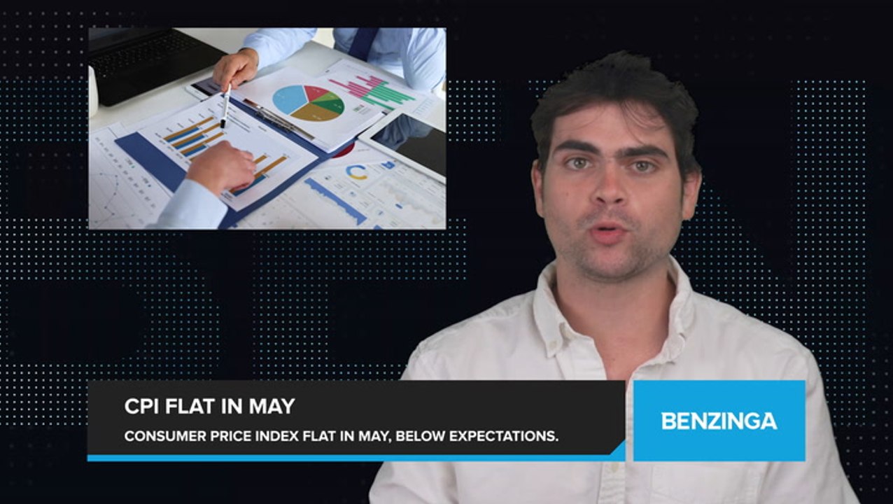 Consumer Price Index Holds Flat in May, Slightly Below Expectations